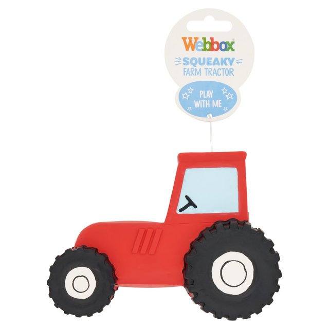 Webbox Squeaky Farm Vehicle Dog Toy 