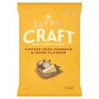 Tayto Craft Hand Cooked Crisps Vintage Irish Cheddar Onion Flavour 125g