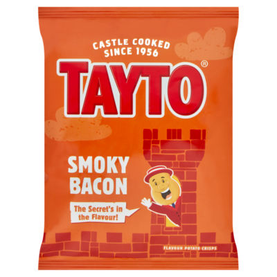 Tayto Smoky Bacon Flavour Potato Crisps 32.5g