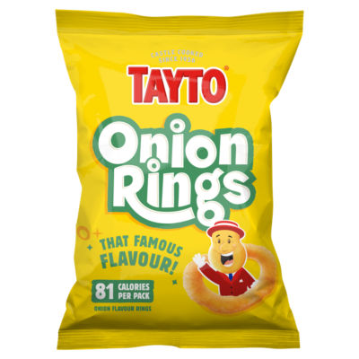 Tayto Our Famous Onion Rings Onion Flavour Rings 17g