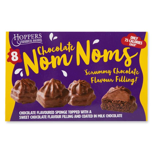 Hoppers Farmhouse Bakeries 8 Chocolate Nom Noms 8 Pack