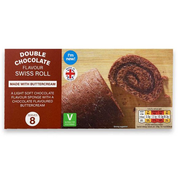 Beverley Manor Double Chocolate Flavour Swiss Roll 232g