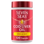 Seven Seas Cod Liver Oil One A Day Omega-3 Fish Oil & Vitamin D 120 Caps