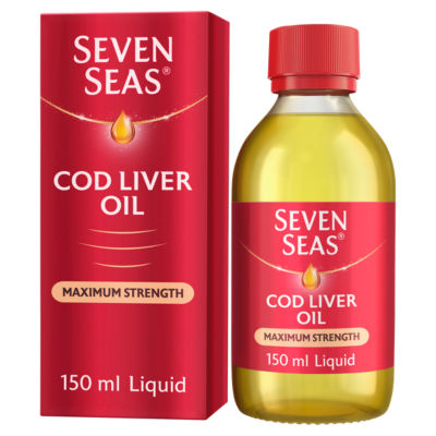 Seven Seas Cod Liver Oil Plus Omega-3 Maximum Strength Liquid