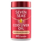 Seven Seas Cod Liver Oil Max Strength Omega-3 & Vitamin D 60 Capsules