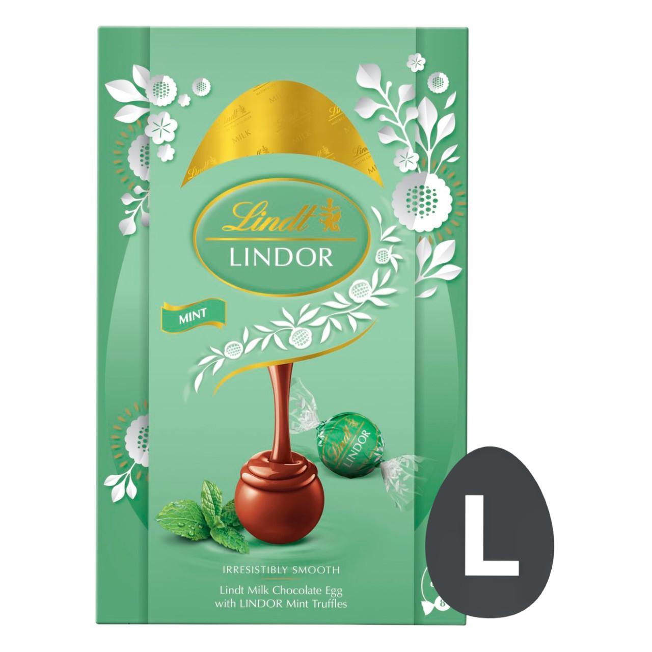 Lindt Lindor Milk Mint Chocolate Easter Egg