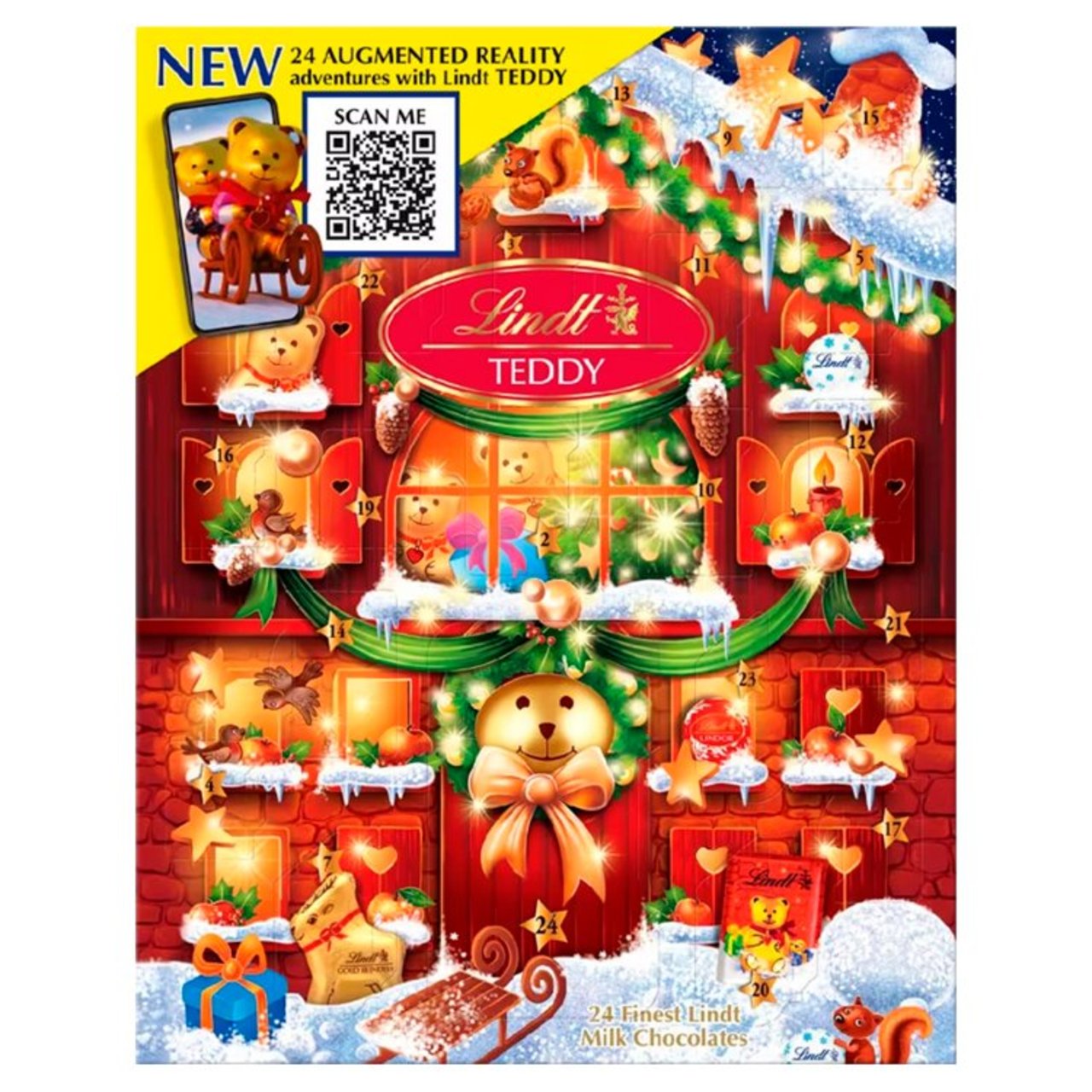 Lindt Teddy Augmented Reality Chocolate Advent Calendar