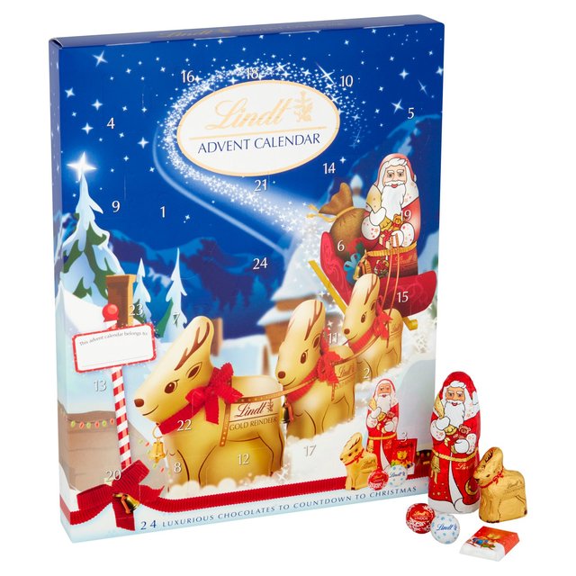 Lindt Milk Chocolate Advent Calendar 160g