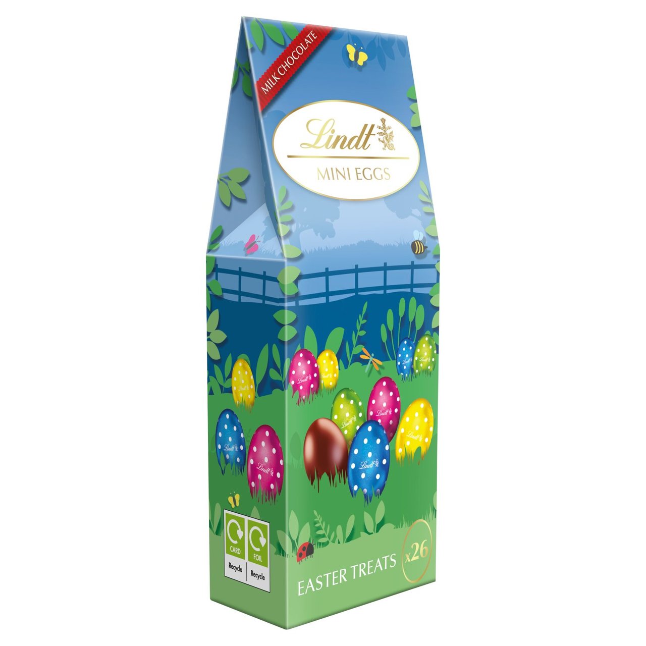 Lindt Solid Mini Eggs Milk Canister 155g