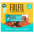 FULFIL Chocolate Salted Caramel Flavour Vitamin & Protein Bar 3x40g