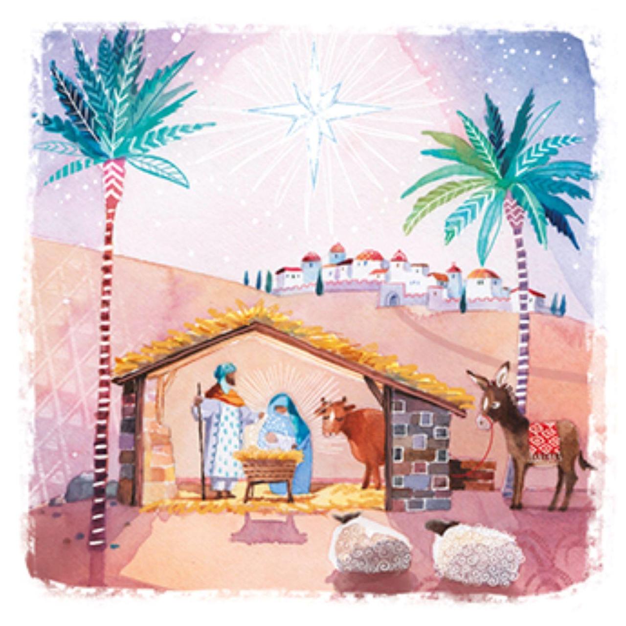 Nativity Scenes Deluxe Christmas Card Pack