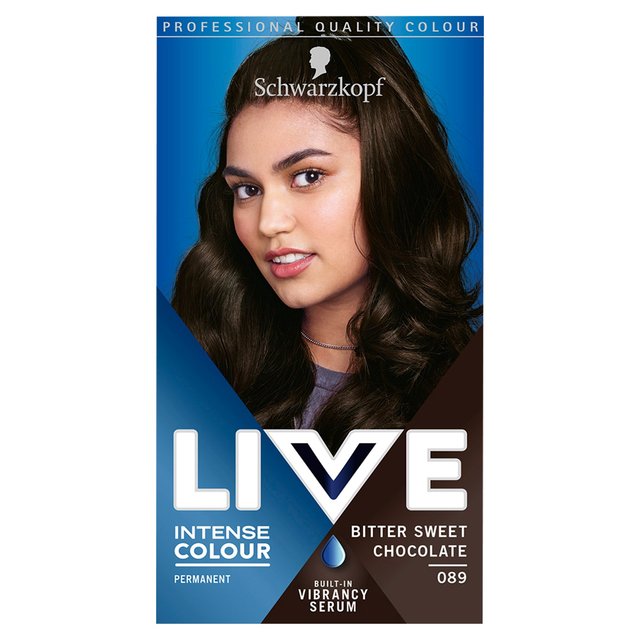 Schwarzkopf LIVE Intense Colour 89 Bitter Sweet Choc Hair Dye 