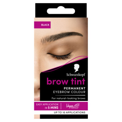 Schwarzkopf Brow Tint Permanent Eyebrow Colour Black 1-1