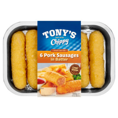 Tonys 6 Pork Sausages in Batter