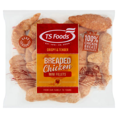 TS Foods Breaded Chicken Mini Fillets