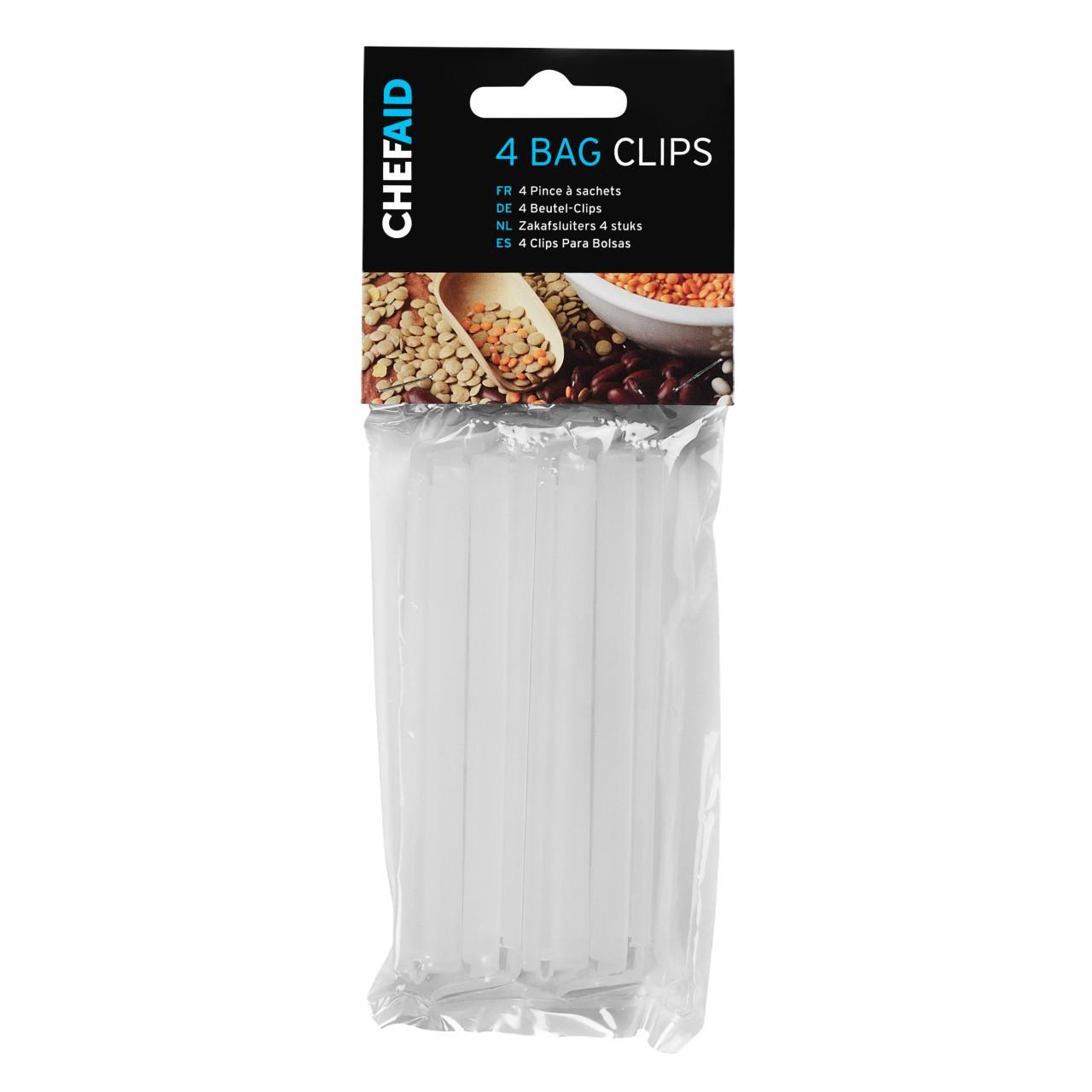 Chef Aid 4 x Bag Clips (11cm)