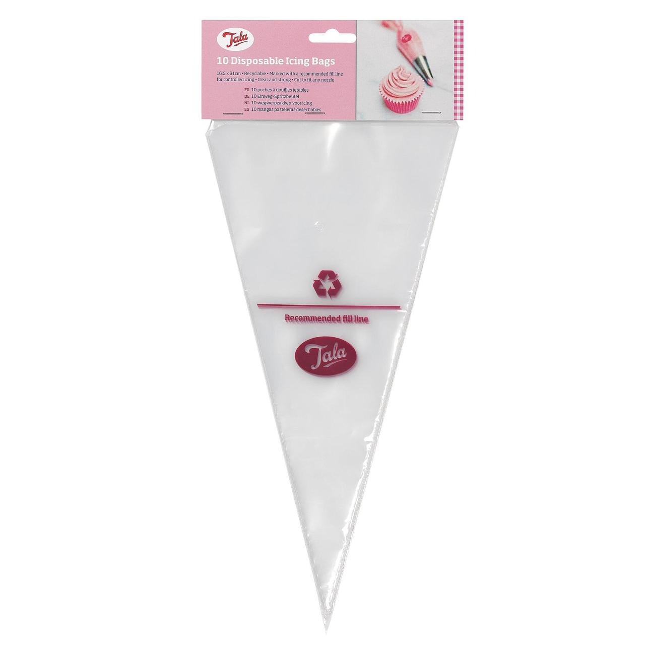 Tala 10 Disposable Recyclable Icing Bags