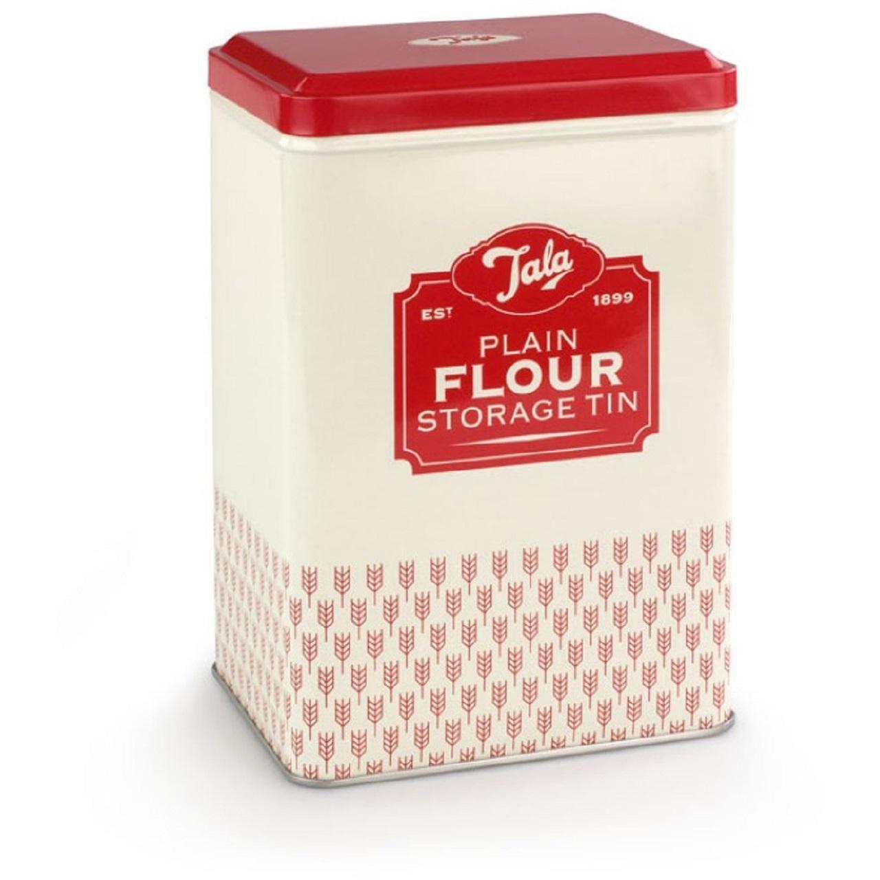 Tala Plain Flour Storage Tin (18.7 x 8.5 x12cm)