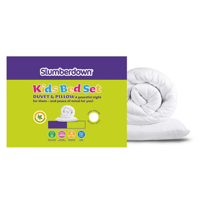 Slumberdown Kids Bed Set - 7.5 Tog Duvet & Pillows