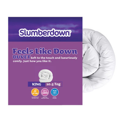 Slumberdown Feels Like Down King Duvet - 10.5 Tog