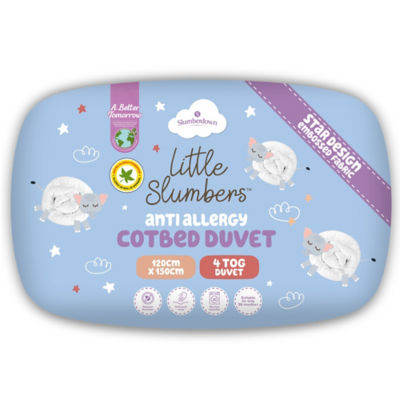 Slumberdown Little Slumbers Cot Bed Duvet - 4 tog