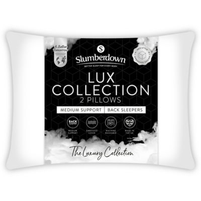 Slumberdown Lux Collection Medium Pillow pair