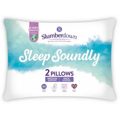 Slumberdown Sleep Soundly Medium Pillow pair