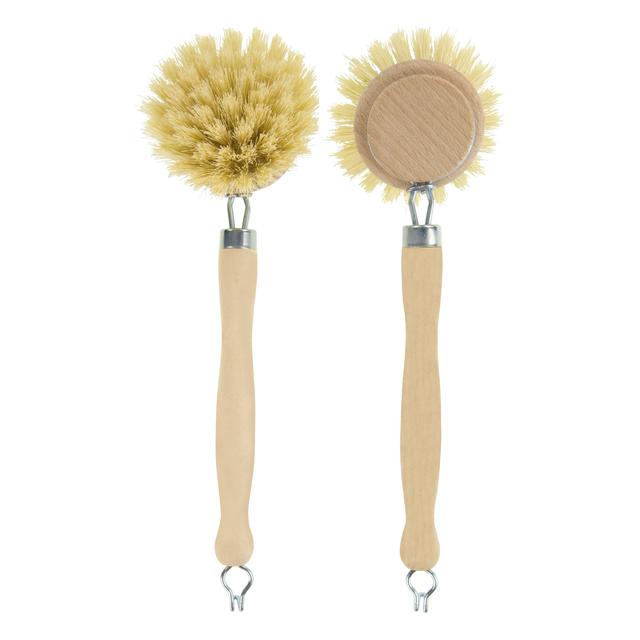 Elliott's Wooden Dish Brush with Natural Tampico Fibres 