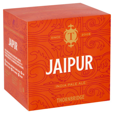 Thornbridge Jaipur India Pale Ale Cans  4 x 330ml