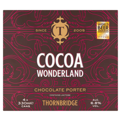 Thornbridge Cocoa Wonderland Chocolate Porter 4 x