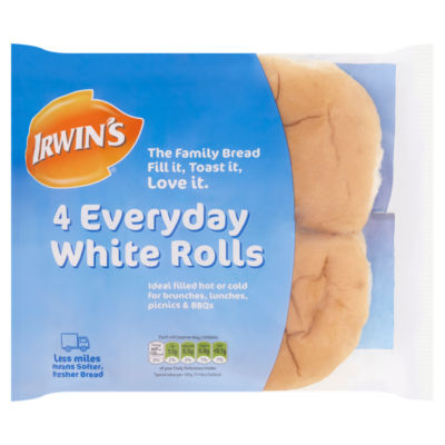 Irwin's 4 White Rolls