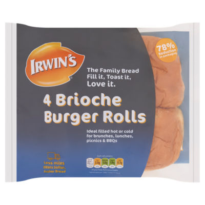 Irwin's Brioche Burger Rolls