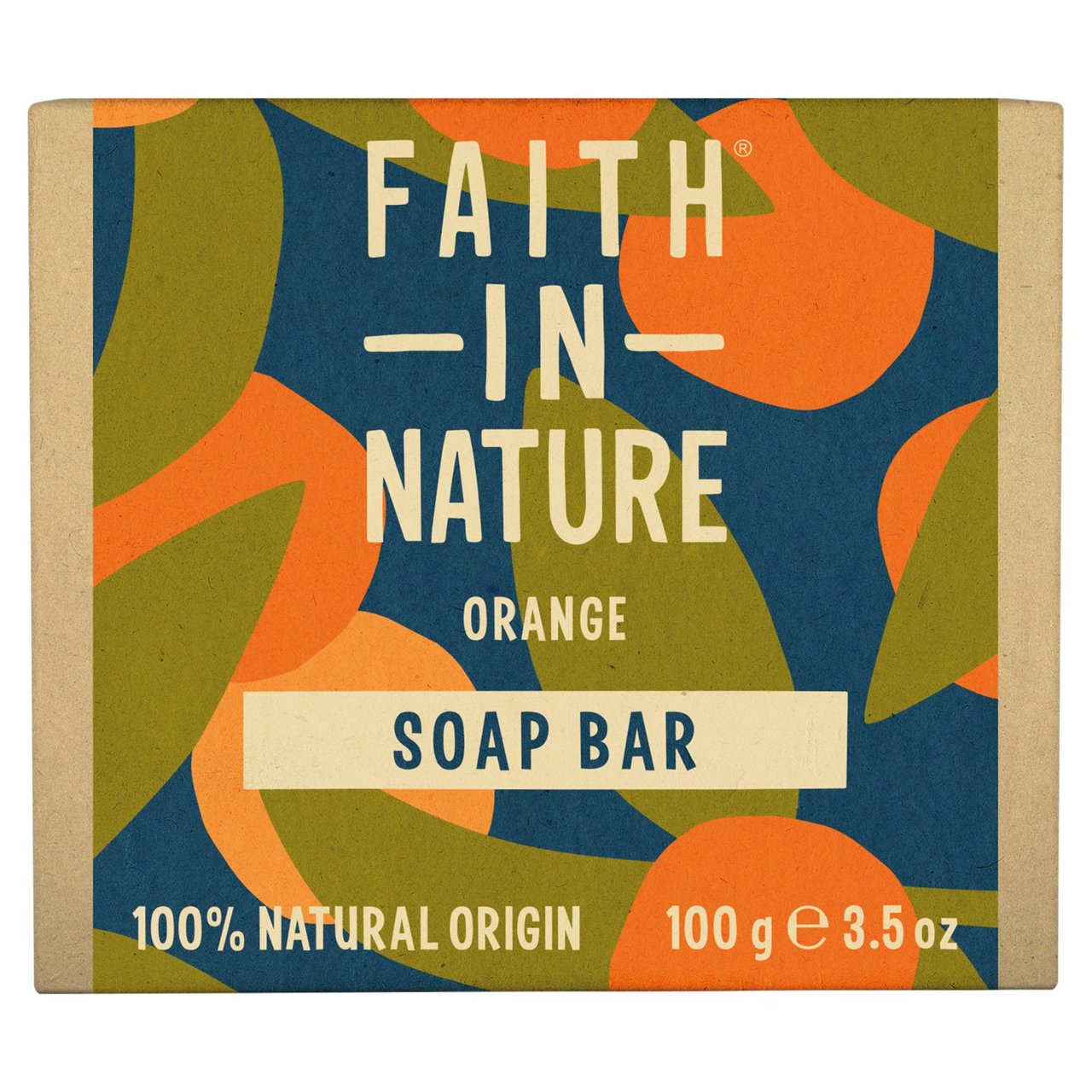 Faith in Nature Orange Pure Hand Made Soap Bar