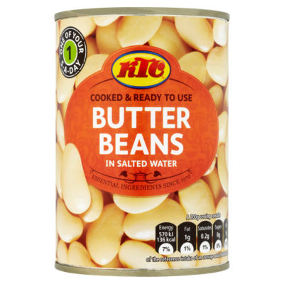 KTC Butter Beans In Salted Water  240g