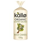 Kallo Organic Thick Slightly Salted Rice Cakes