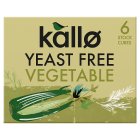 Kallo Yeast Free Vegetable Stock Cubes