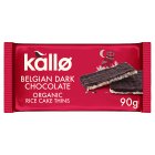 Kallo Organic Belgian Dark Chocolate Rice Cake Thins