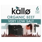 Kallo Organic Very Low Salt Beef Stock Cubes