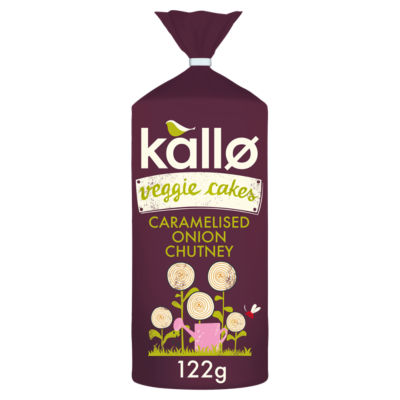 Kallo Veggie Cakes Caramelised Onion Chutney 122g