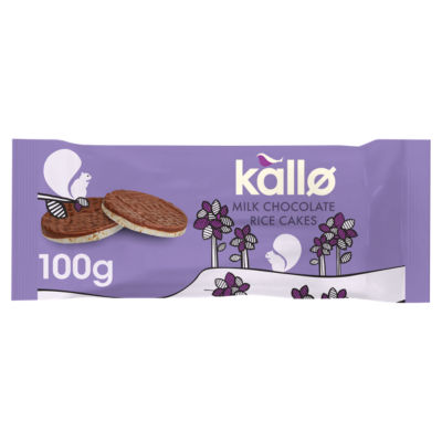 Kallo Milk Chocolate Rice Cakes