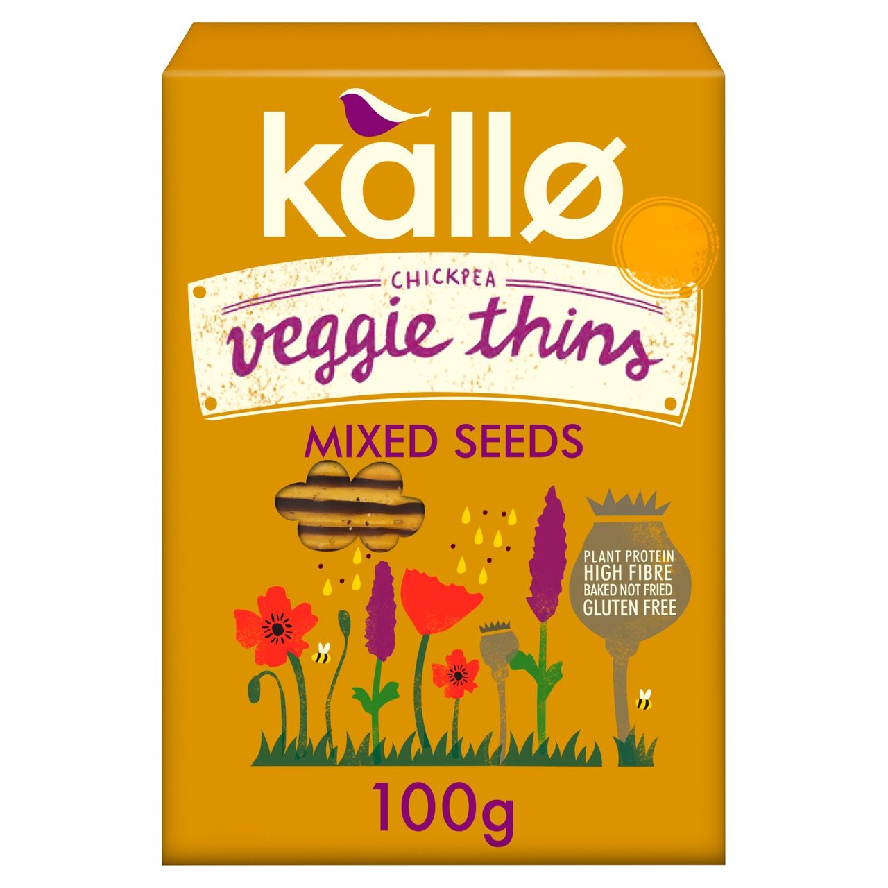 Kallo Veggie Thins Mixed Seeds