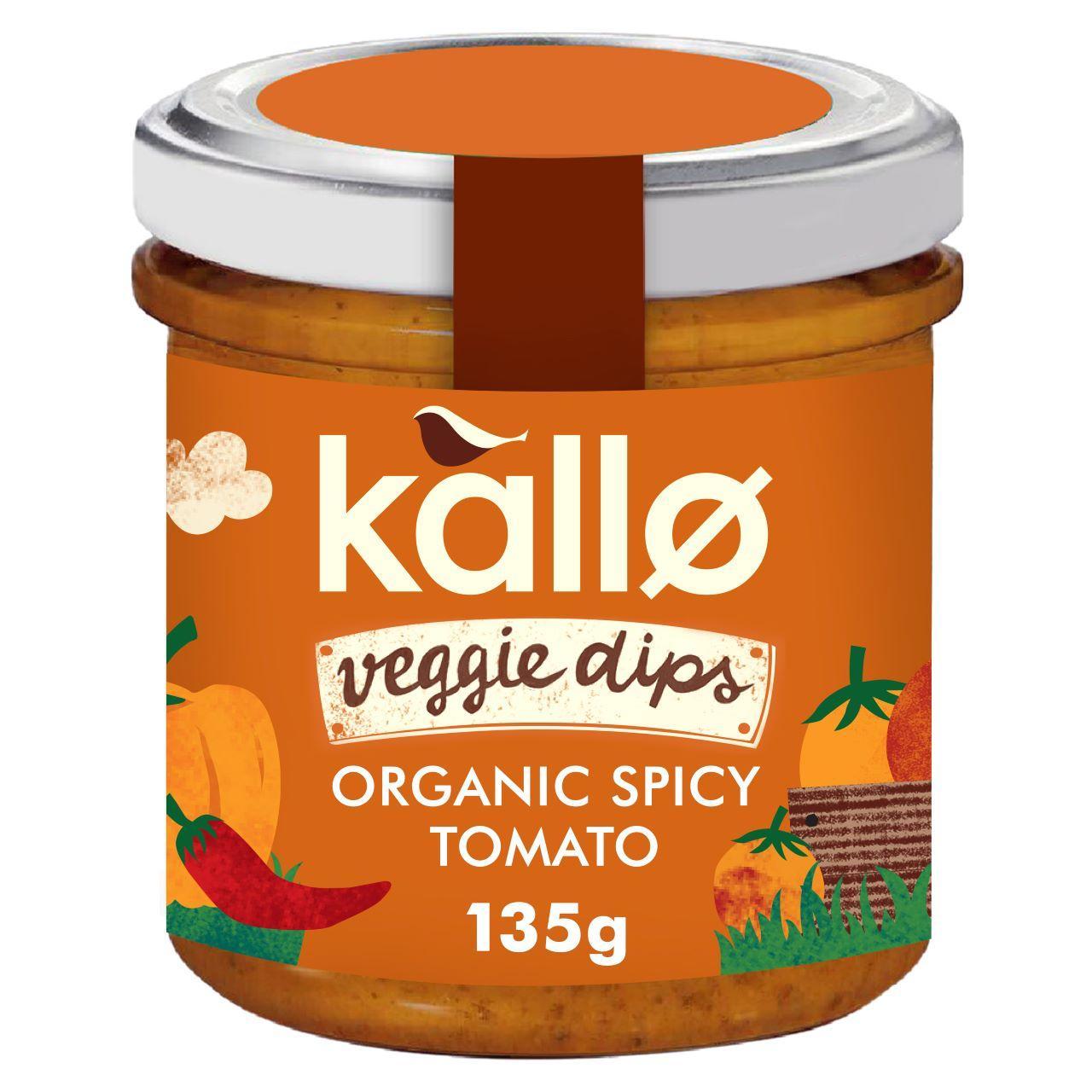 Kallo Veggie Dips Organic Spicy Tomato