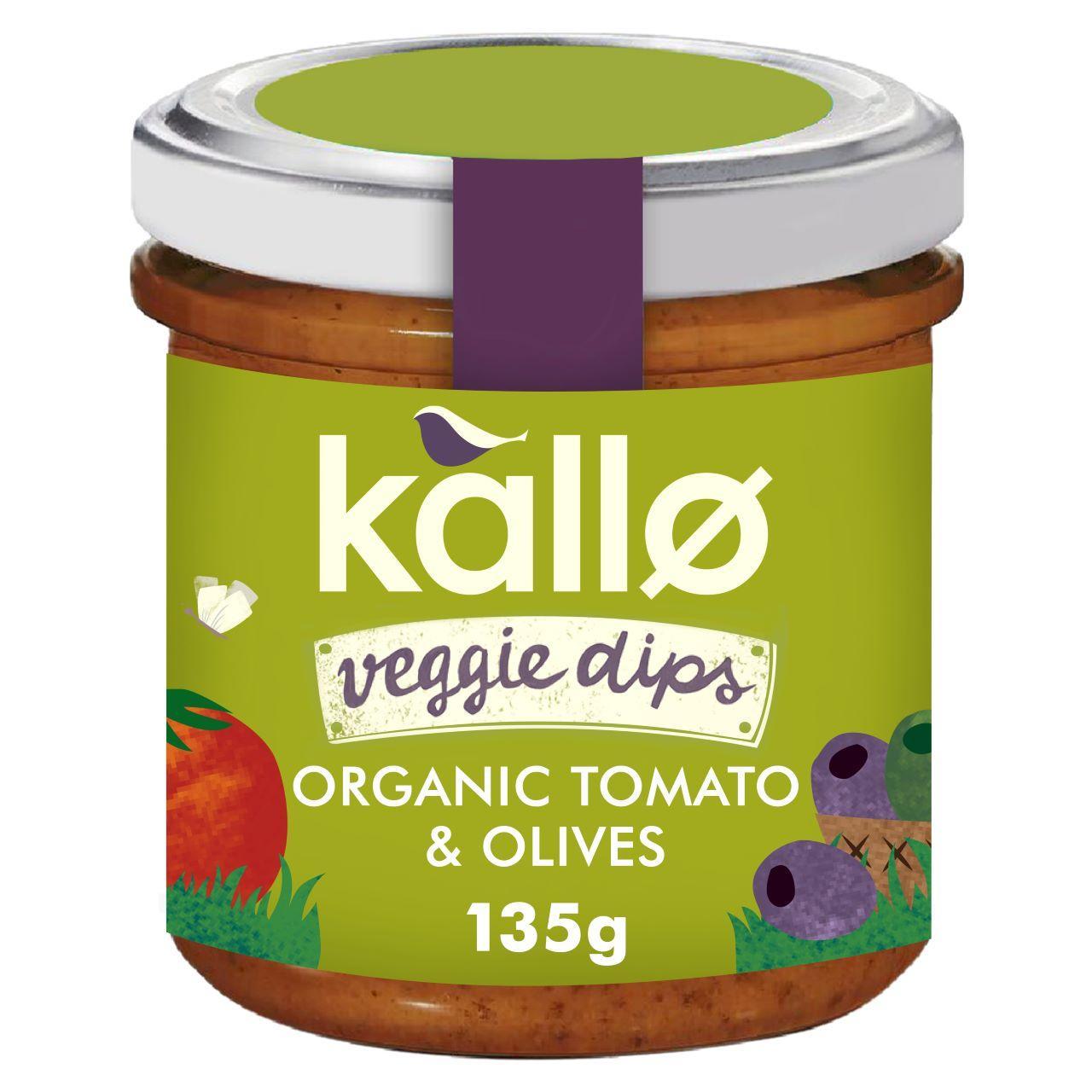 Kallo Veggie Dips Organic Tomato & Olive