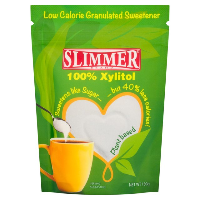 Slimmer 100% Xylitol Low Calorie Granulated Sweetener  150g