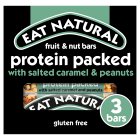 Eat Natural Fruit & Nut Bars Protein Packed with Salted Caramel & Peanuts 3x45g