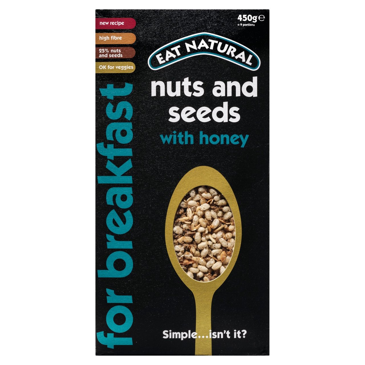 Eat Natural Nuts & Seeds with Honey Toasted Muesli