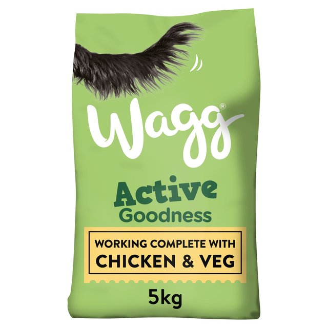 Wagg Active Goodness Complete Rich in Chicken & Veg Dry Adult Dog Food  5kg