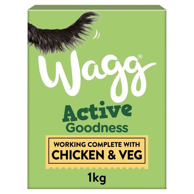 Wagg Active Goodness Complete Rich in Chicken & Veg Dry Adult Dog Food 1kg