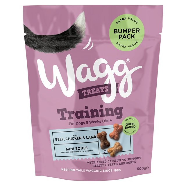 Wagg Training Treats Beef, Chicken & Lamb Bumper Pack 500g