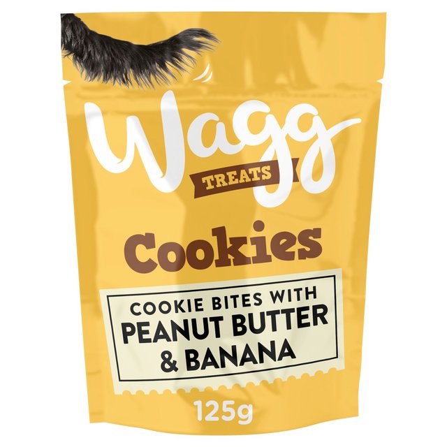 Wagg Peanut Butter & Banana Cookies 125g